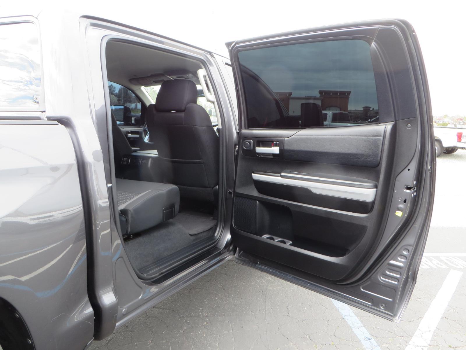 2021 CHARCOAL /GREY Toyota Tundra SR5 (5TFDY5F16MX) with an 5.7L V8 OHV 16V engine, automatic transmission, located at 2630 Grass Valley Highway, Auburn, CA, 95603, (530) 508-5100, 38.937893, -121.095482 - Features a Zone Offroad level kit, 20" SOTA wheels, 35" Nitto Ridge Grappler tires, Fox rear shocks, Air bags, front and rear TRD sway bars, and Window tint. - Photo #50